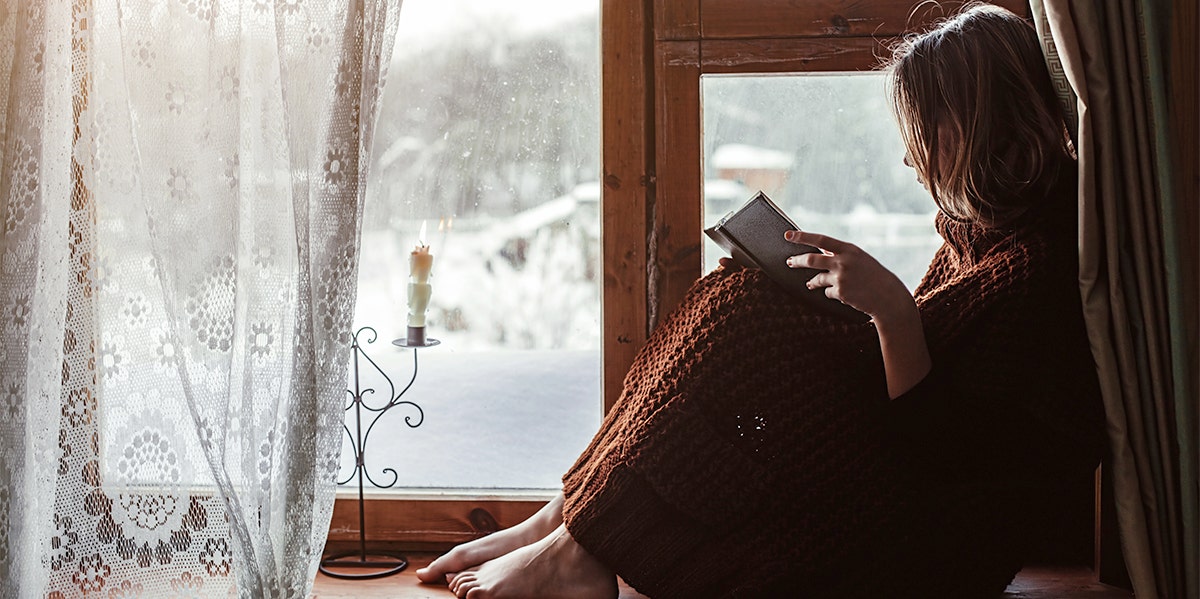 woman reading