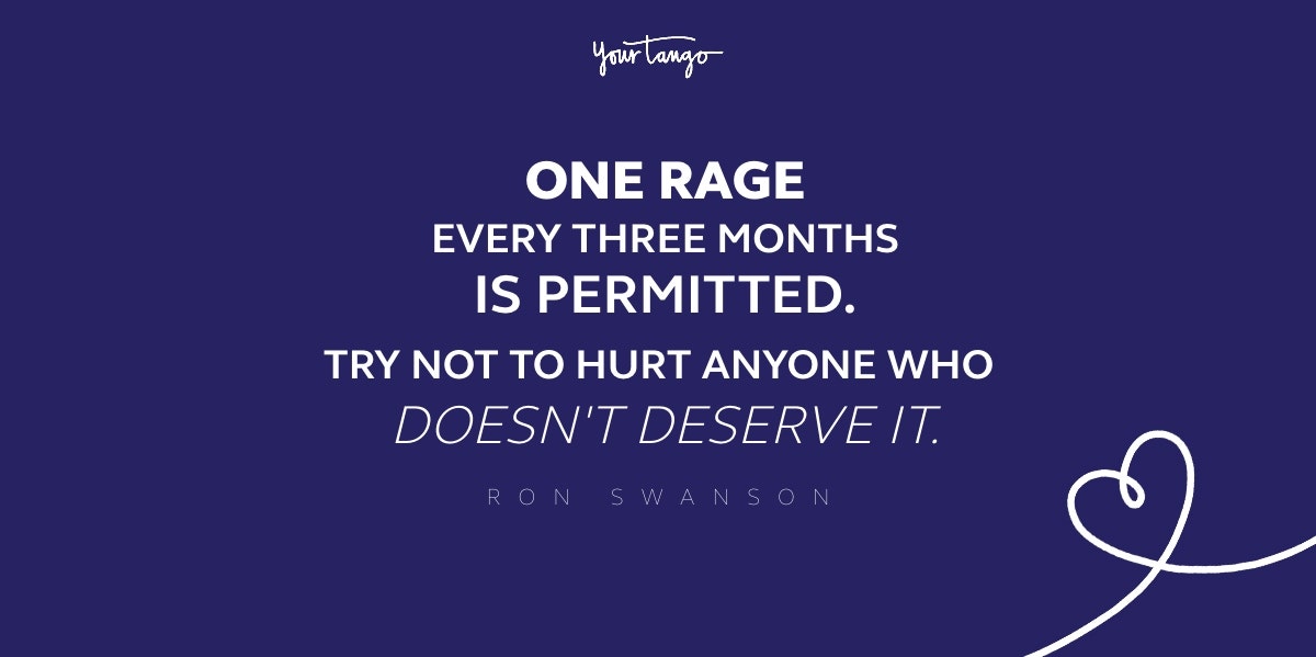 ron swanson rage quote