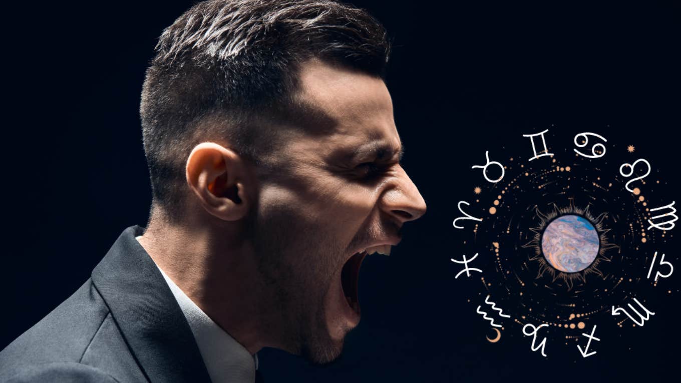 Which 3 Zodiac Signs Predicted To Have Challenging Horoscopes The First Week Of November man yelling at universe