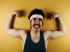 9 Cities With The Lowest Percentage Of Hot Men nerdy man flexing