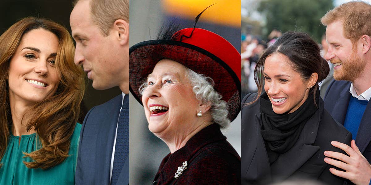 kate middleton, prince william, queen elizabeth, meghan markle, prince harry