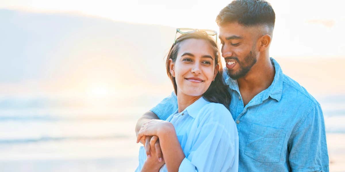 couple on the beach