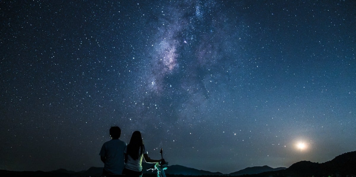 couple under the stars