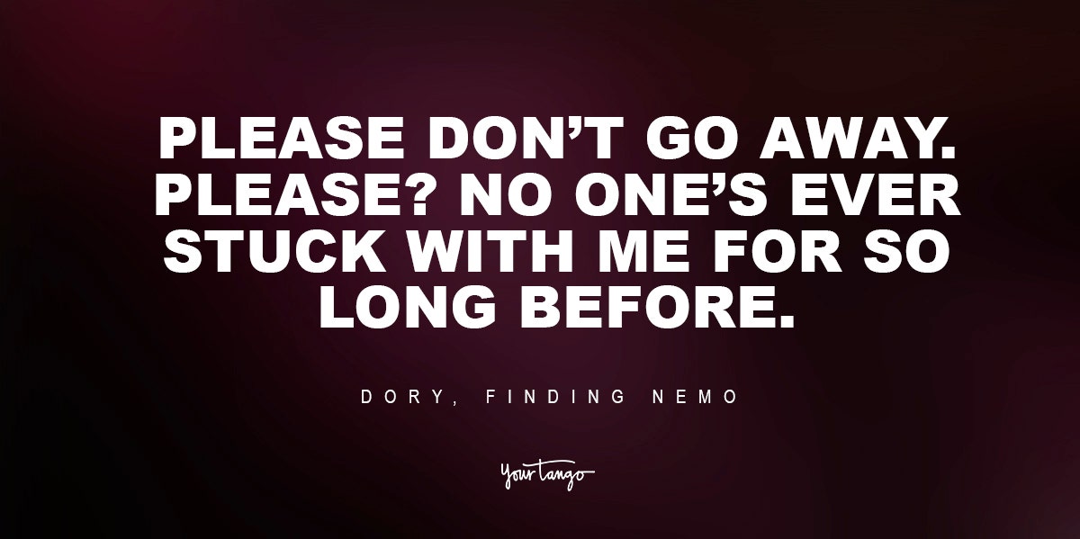 17 Seriously Sad Disney Quotes From Movies That Made Us Cry sad disney quote from finding nemo