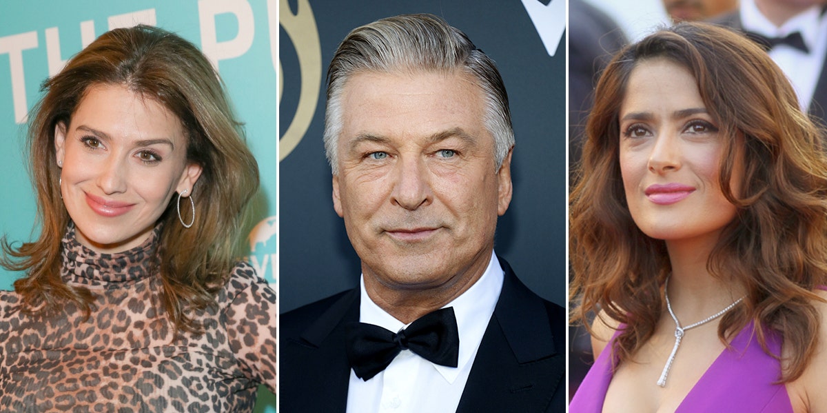 Hilaria Baldwin, Alec Baldwin, and Salma Hayek Hilaria Baldwin, Alec Baldwin, and Salma Hayek