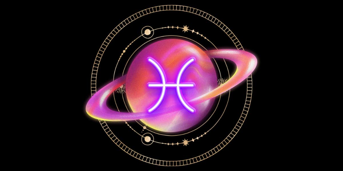 saturn, pisces zodiac symbol