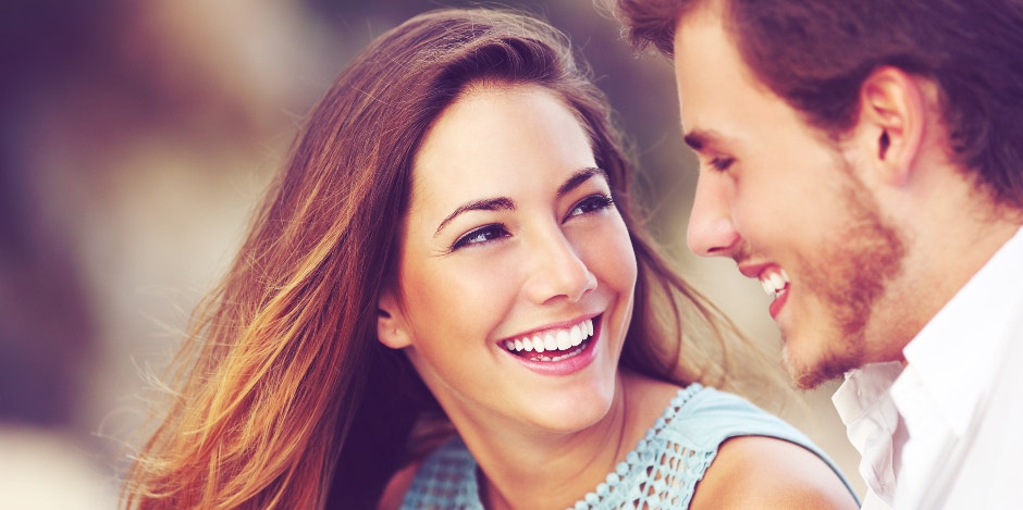 How To Survive All 5 Stages Of Marriage (& Figure Out Which One You’re In) woman smiling at man