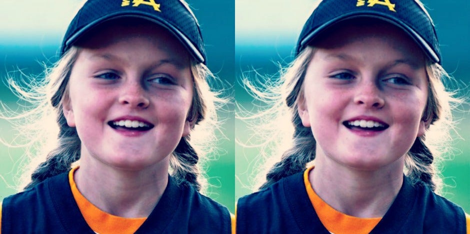 Why I Stopped Trying To Make My Daughter Be 'Pretty' little girl smiling