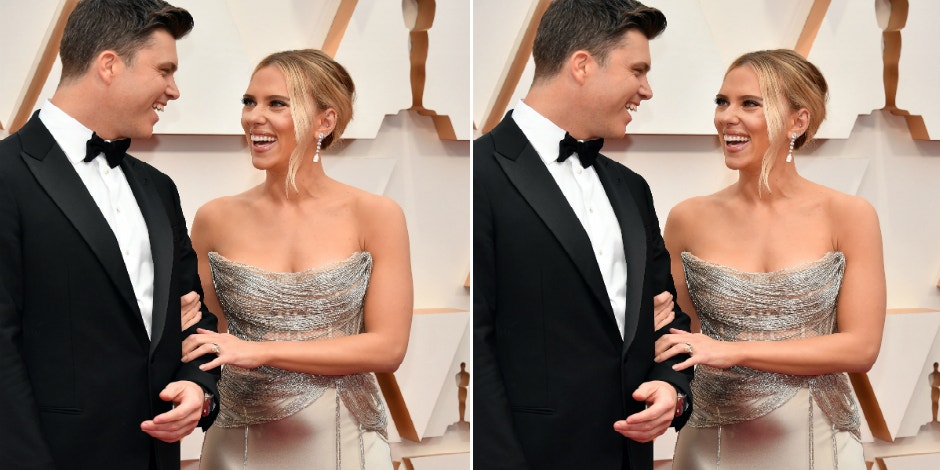 Is Scarlett Johansson Pregnant With Colin Jost's Baby? Oscars Red Carpet Dress Sparks Rumors