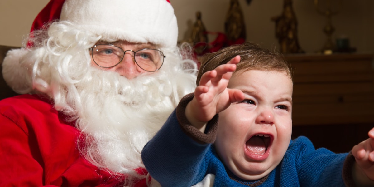 toddler scared of santa