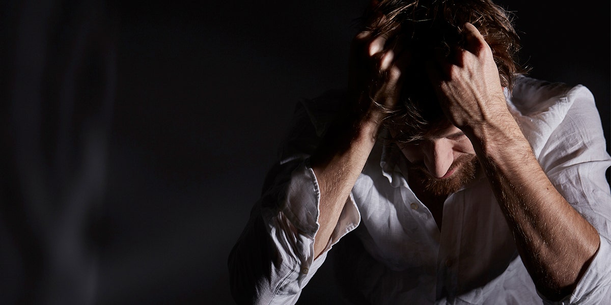 What It's Like To Grow Up Terrorized By A Brother With Schizophrenia man suffering from mental illness