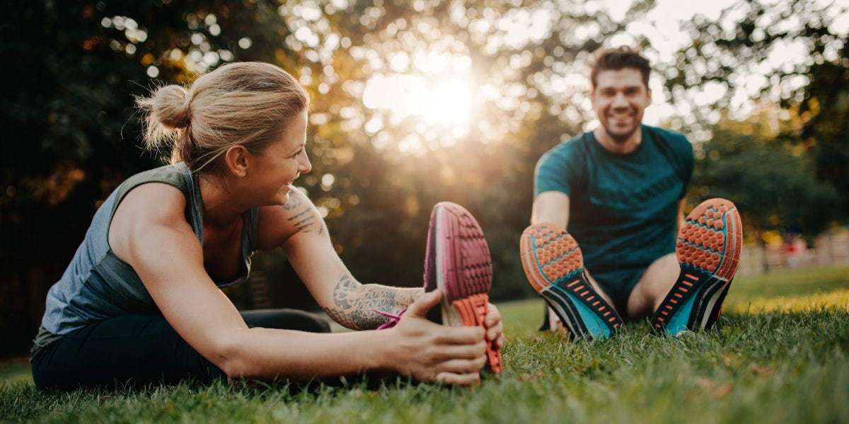 couple exercising