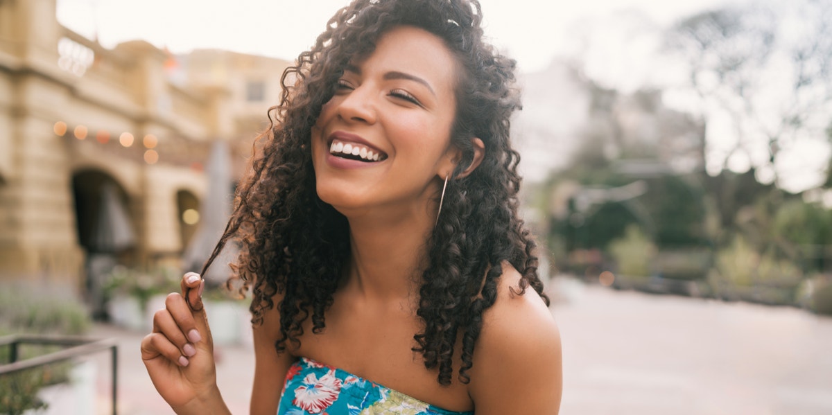 smiling woman