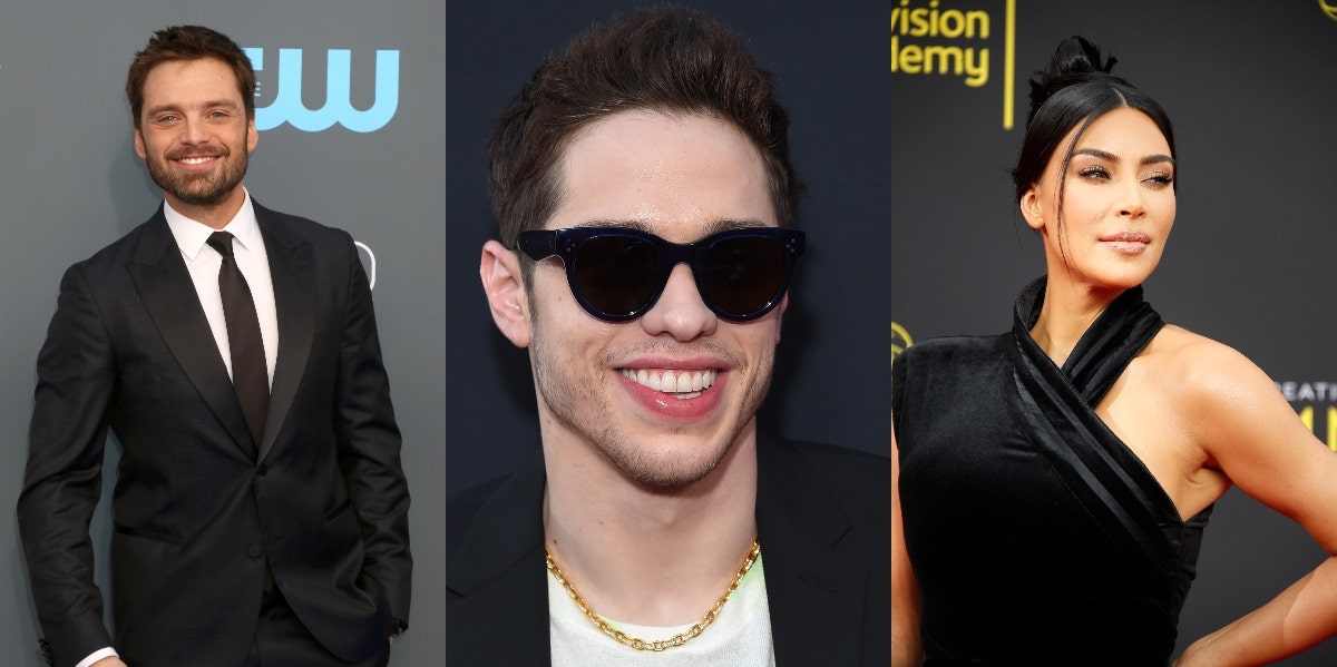 Sebastian Stan, Pete Davidson, Kim Kardashian