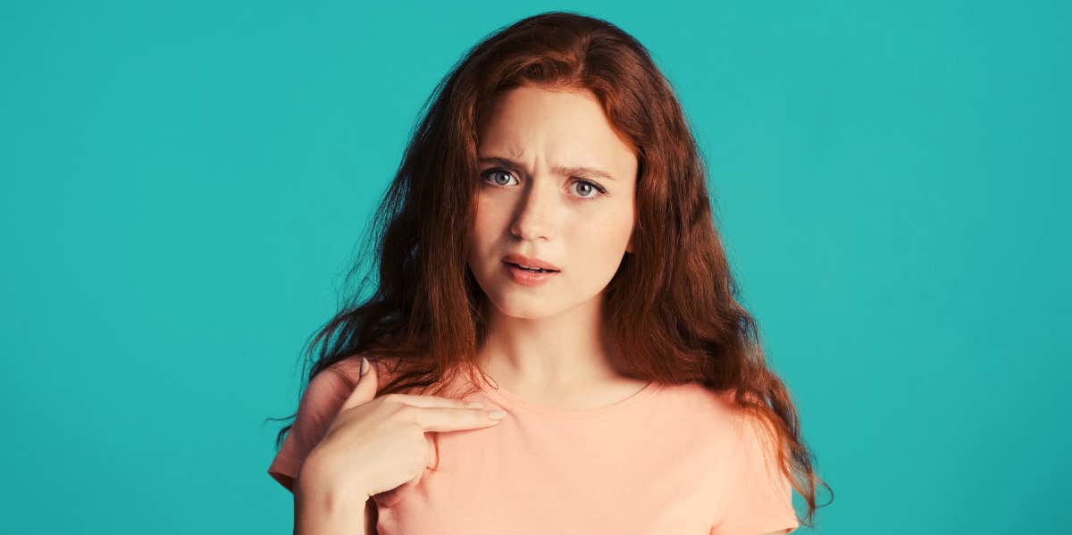 Why do I create problems in my relationships? Self-abandonment explained Woman realizing she is to blame