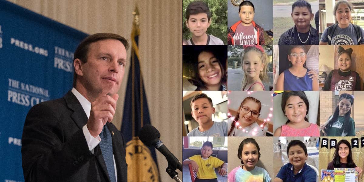 Senator Chris Murphy, Uvalde school shooting victims