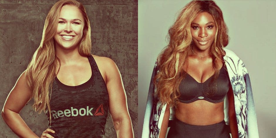 ronda rousey serena williams