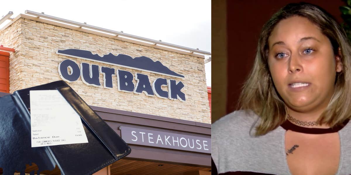 employee, takeout, fired, Outback Steakhouse 