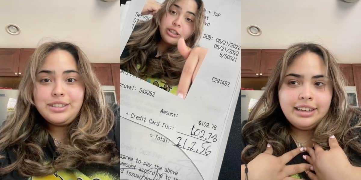 Server Explains Why She Was Fired After Customer Left $100 Tip Server Mar on TikTok