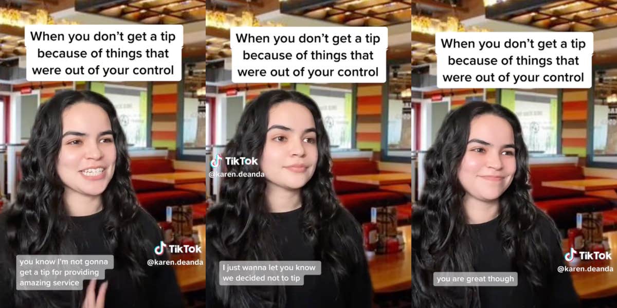 Server Criticizes Customers Who Don't Leave A Good Tip Because They Didn't Like Their Food Karen