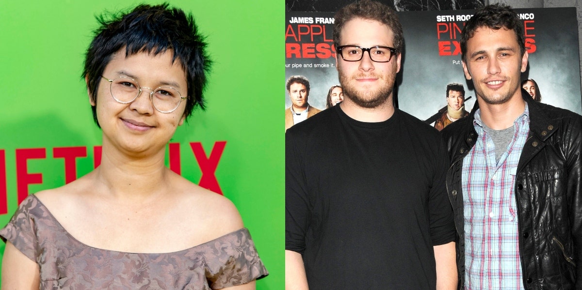 Charlyne Yi, Seth Rogen and James Franco