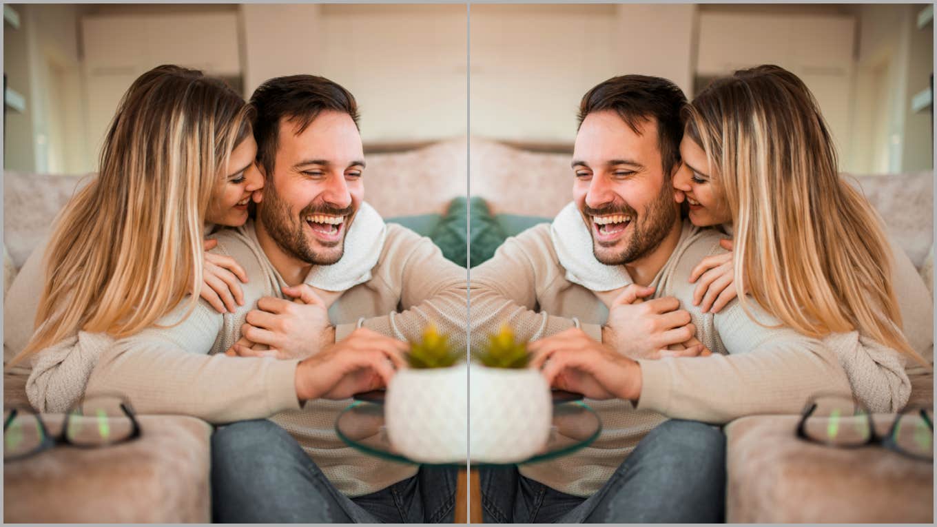 Two Words That Answer Common Sex Questions Men Ask About Women Young couple relaxing on sofa