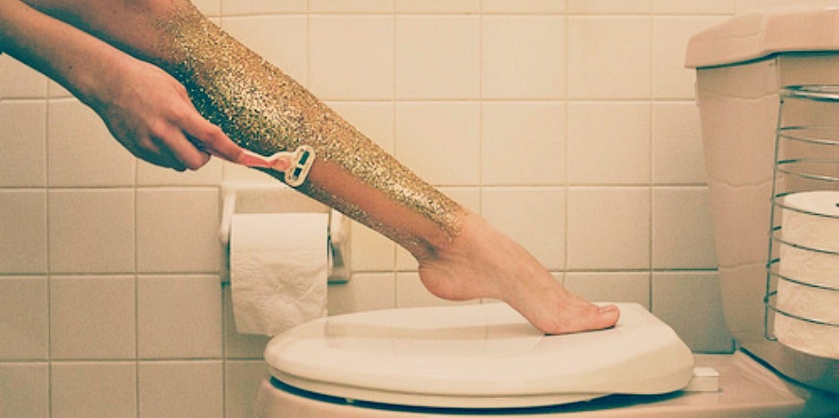 shaving glitter