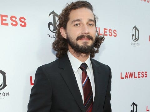New Method Actor Shia LaBeouf Claims "Sex Is Different Than Love" Shia LaBeouf lawless