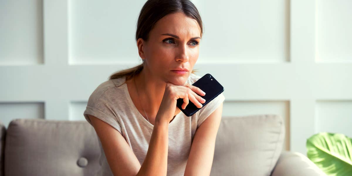 When You Should Divorce Your Husband Or Wife For Cheating woman wondering if she should divorce her cheating husband