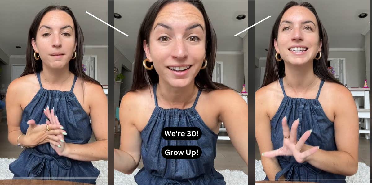 woman being shunned for not laughing at offensive joke tiktok