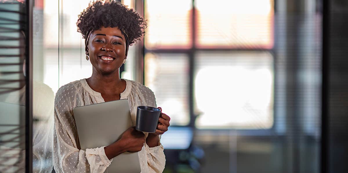 professional smiling woman