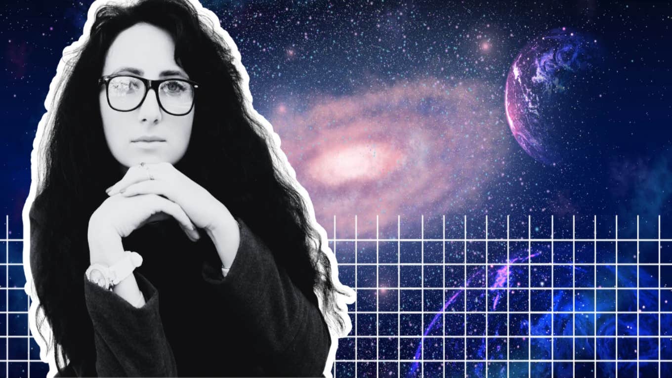 woman and the universe
