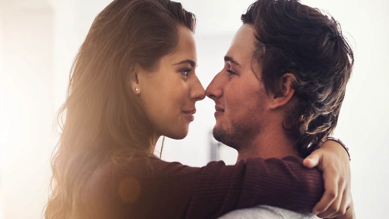 If He Does These 8 Things, You Found A Great Man happy couple about to kiss