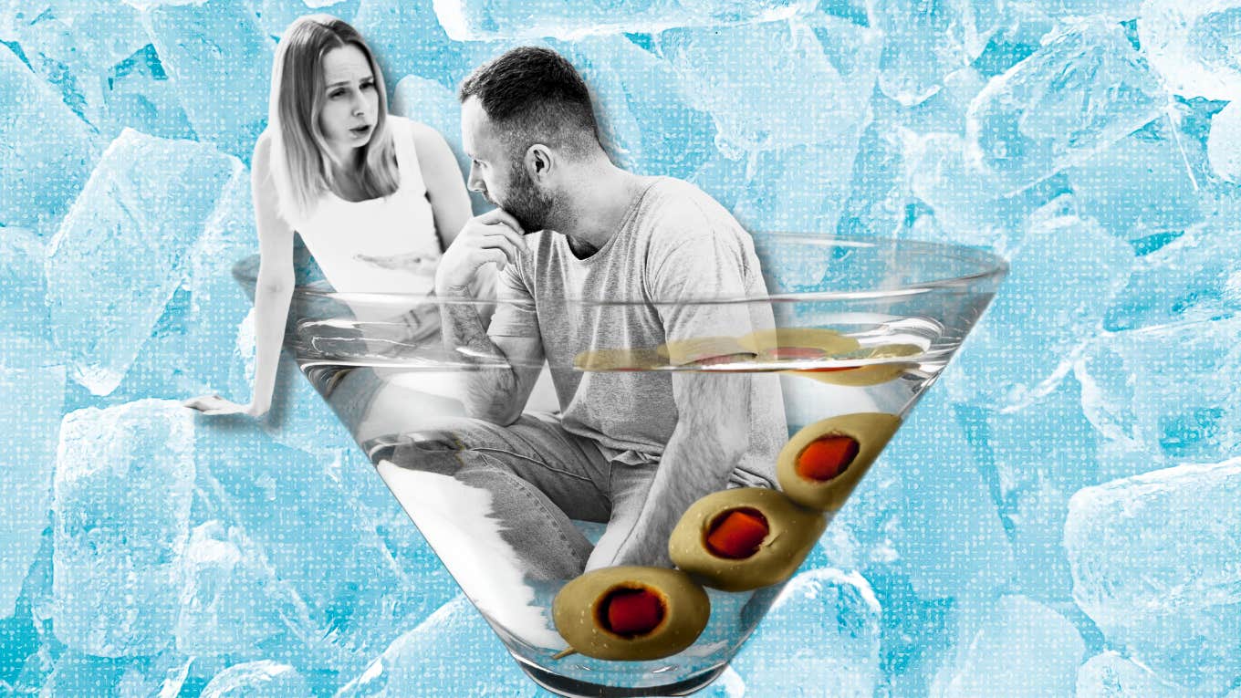 5 Tiny Signs Your Marriage May Be On The Rocks Couple arguing, icy relationship