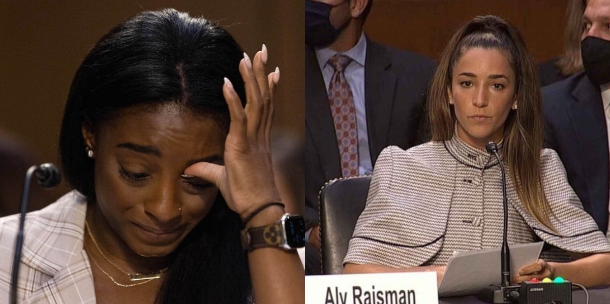 What Simone Biles & Aly Raisman Told Senate About Larry Nassar Simone Biles Aly Raisman