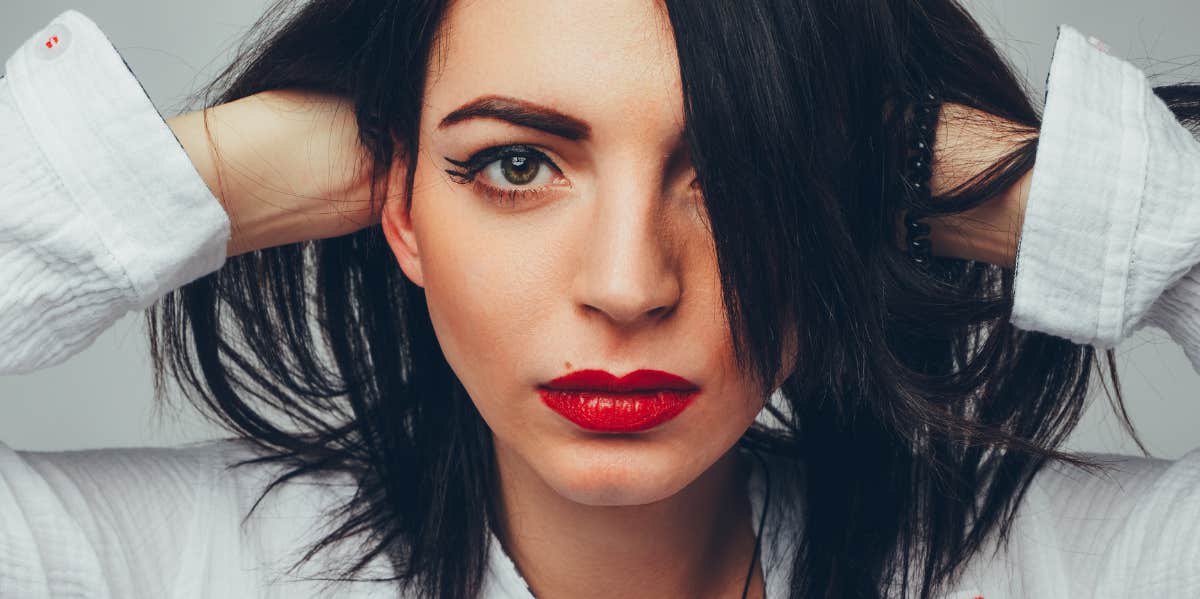 What Men Find Most Attractive About A Woman's Face, According To Research woman face close up