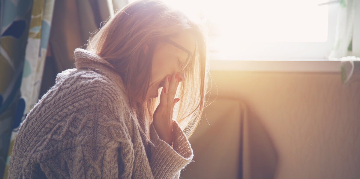 The Type Of Person That's The Most Sleep Deprived, Says Study tired woman yawning