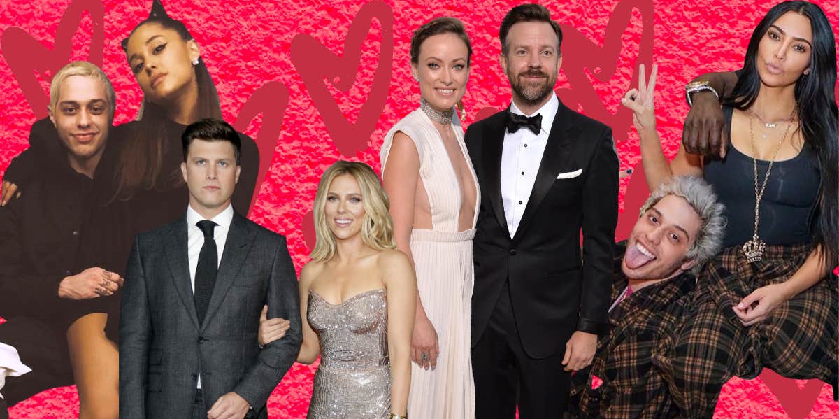 8 Celeb Couples Who Met On SNL Pete Davidson, Ariana Grande, Colin Jost, Scarlett Johansson, Jason Sudeikis, Olivia Wilde