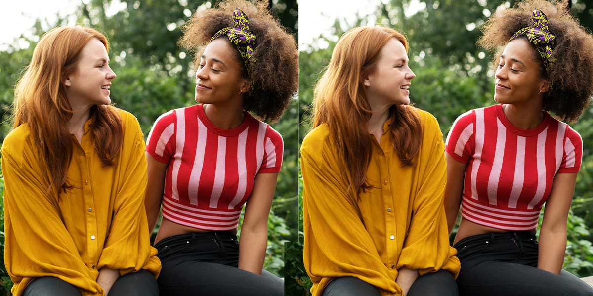 The Skill That Will Instantly Make You More Socially Likable two friend looking at each other