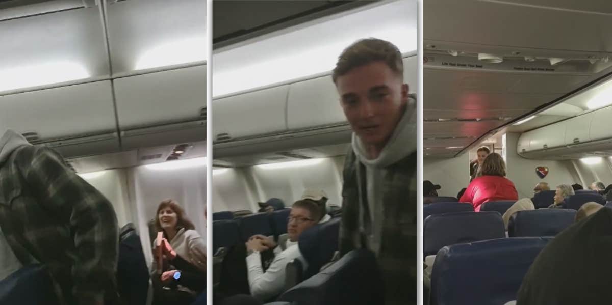 Soldier Allowed To Deboard Plane First & People Don't Think He Deserved To soldier deboarding plane