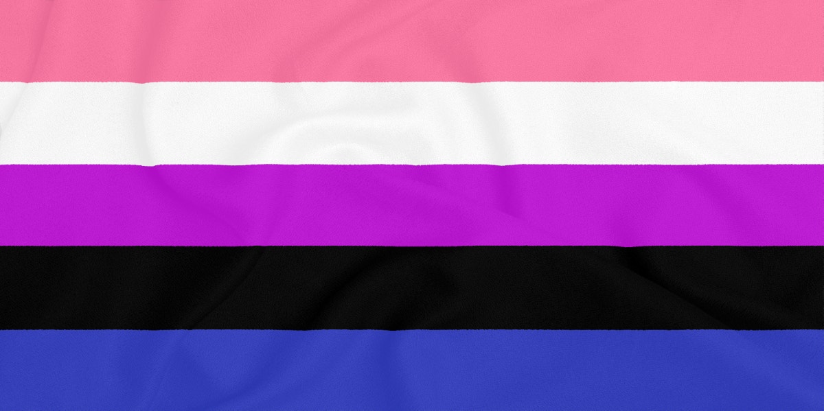 Gender fluid flag