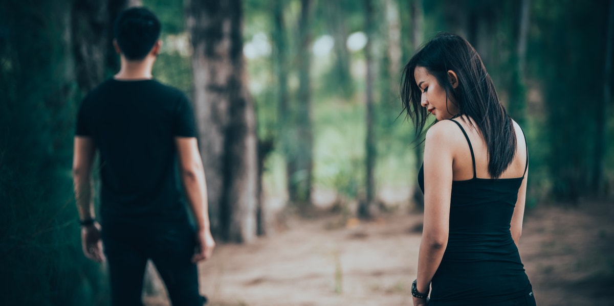 Why Sometimes Saying Goodbye Is The Best Thing You Can Do woman saying goodbye to man