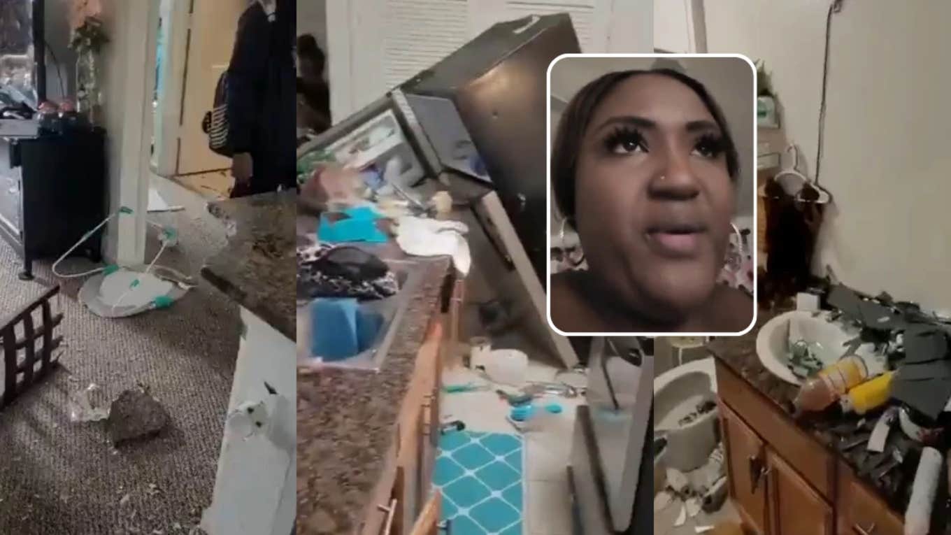 Charmaine Yarde destroyed home