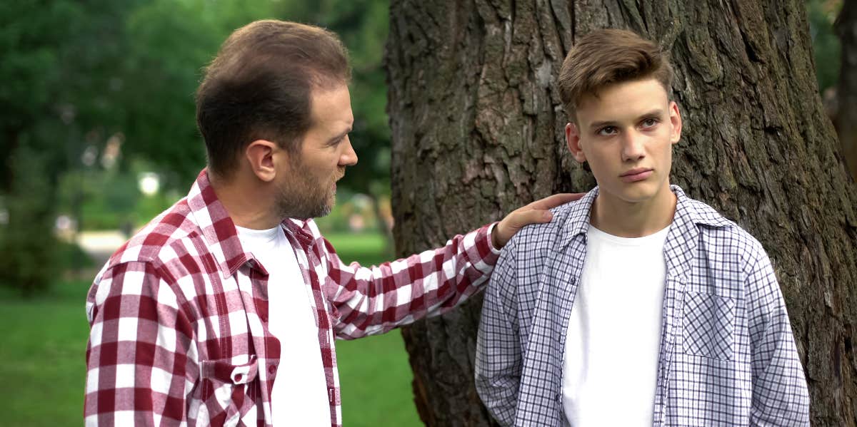 Father Takes Away Son's Computer, TV, & Phone For A Year After Learning He Committed A Hate Crime Father disappointed in son