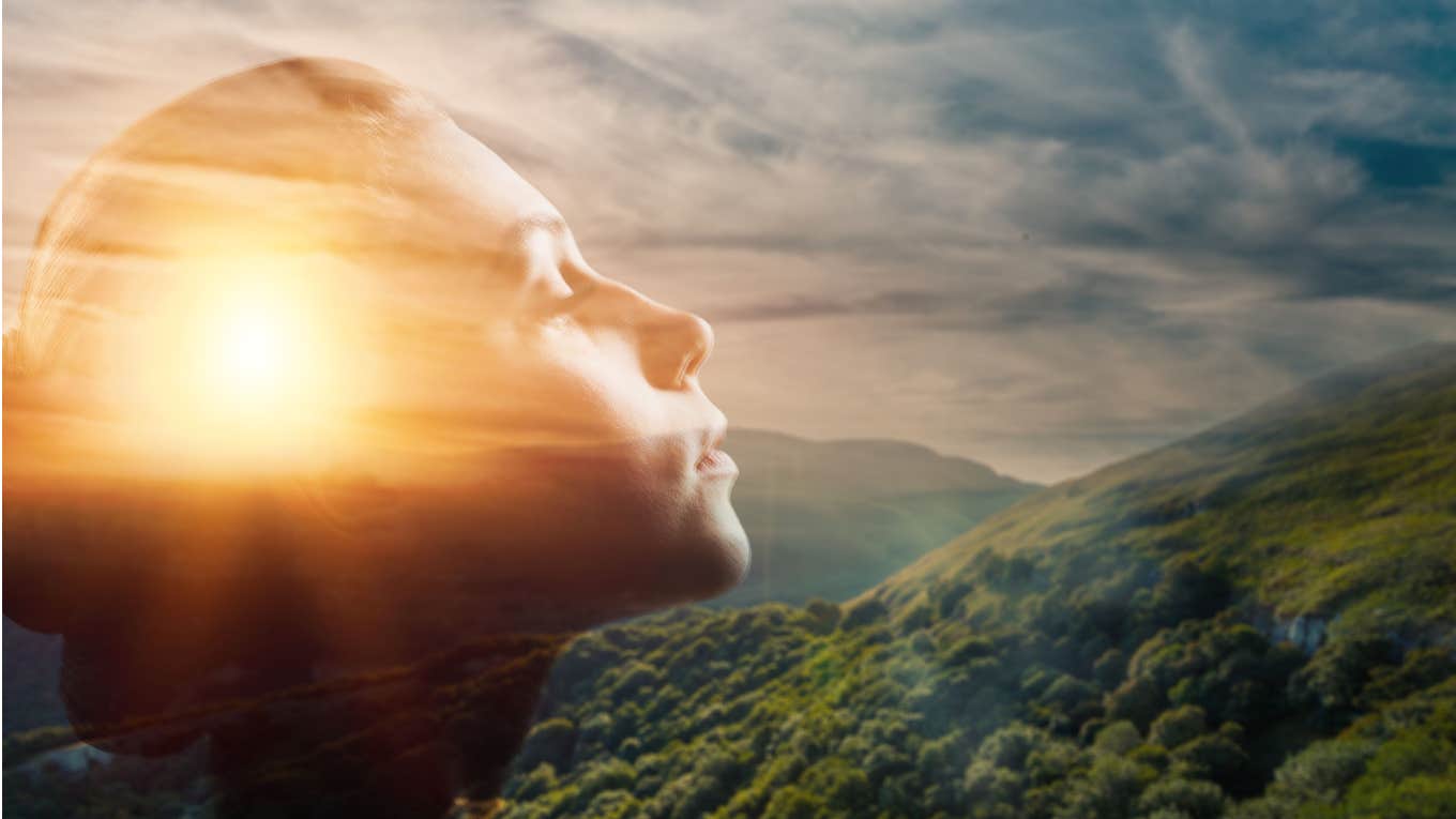 Psychic Medium Explains How We Choose Our Lives Before We Are Even Born woman connects with soul