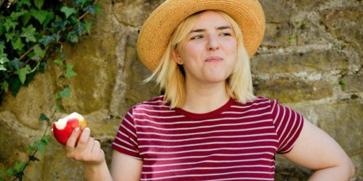 woman enjoying benefits of nature