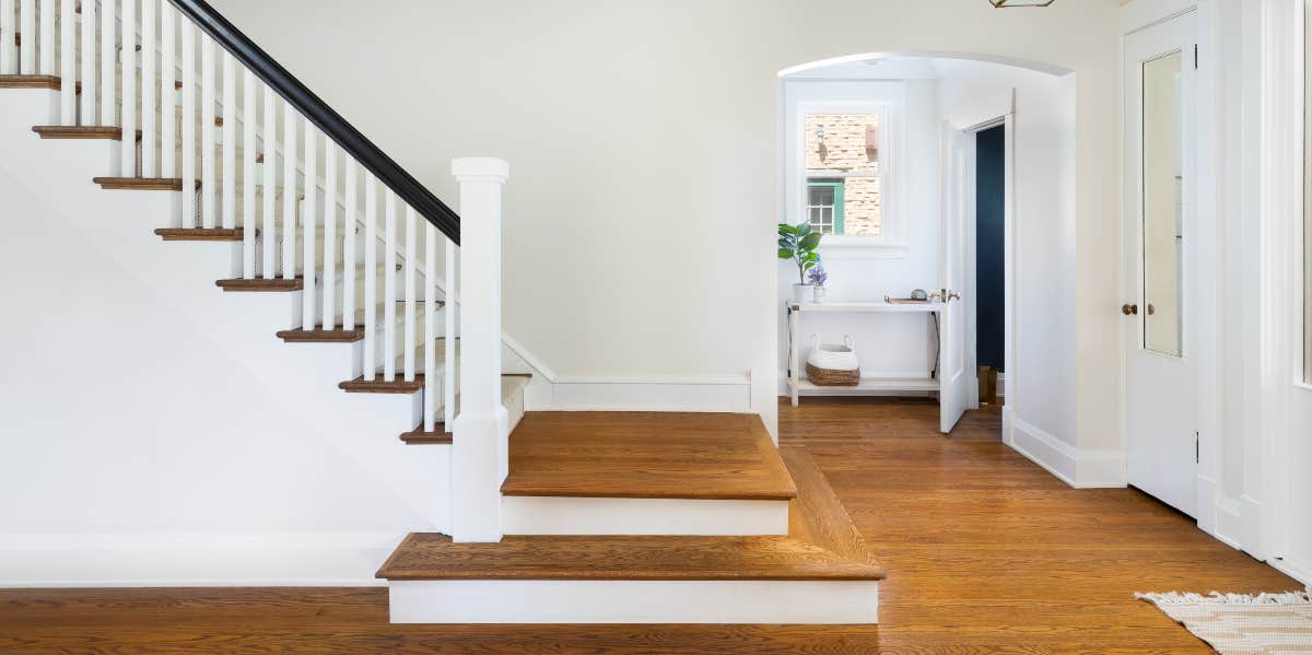 Stairway inside of a home