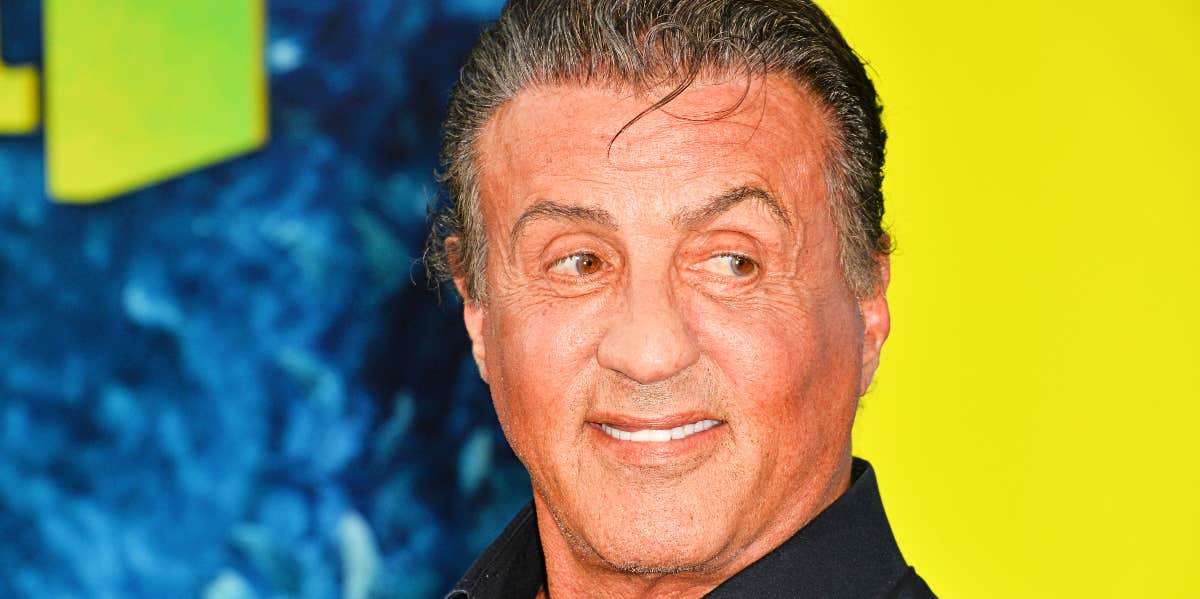 Sylvester Stallone closeup