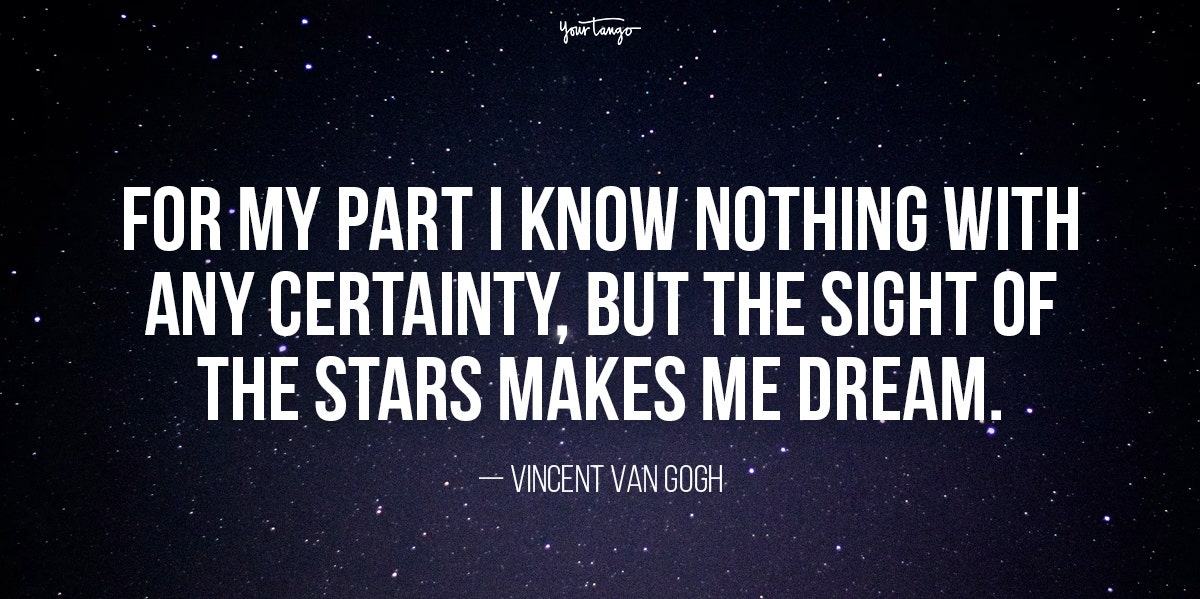 vincent van gogh star quote