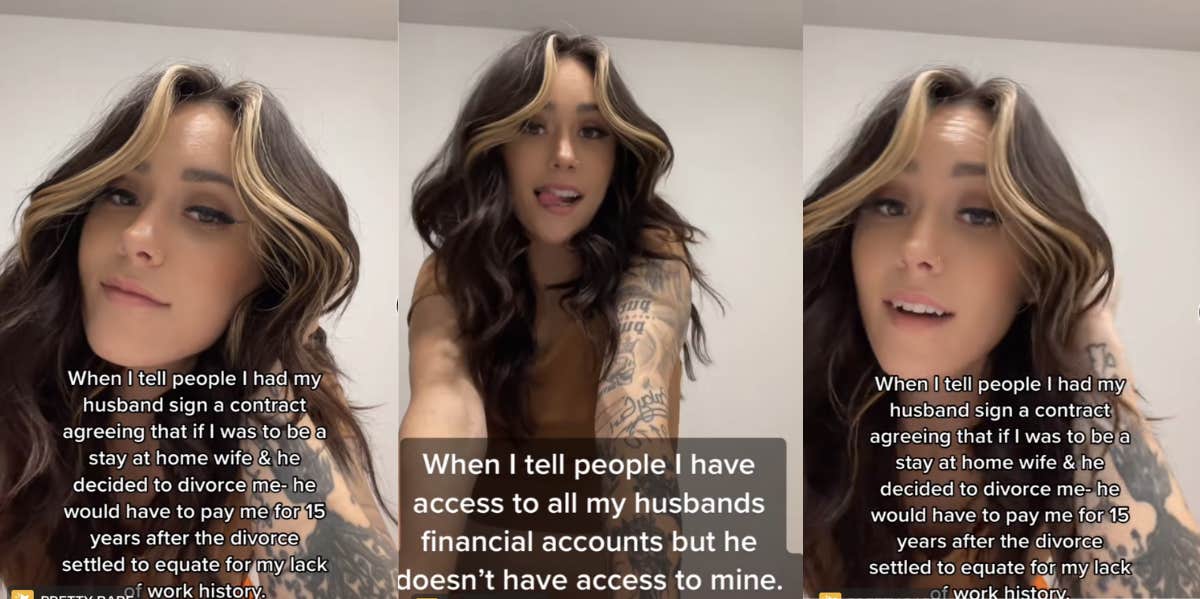 Stay At Home Wife Gets Backlash For Saying Husband Will Have To Pay For 'The Luxury Of Having Her Available 24/7' stay at home wife, tiktok